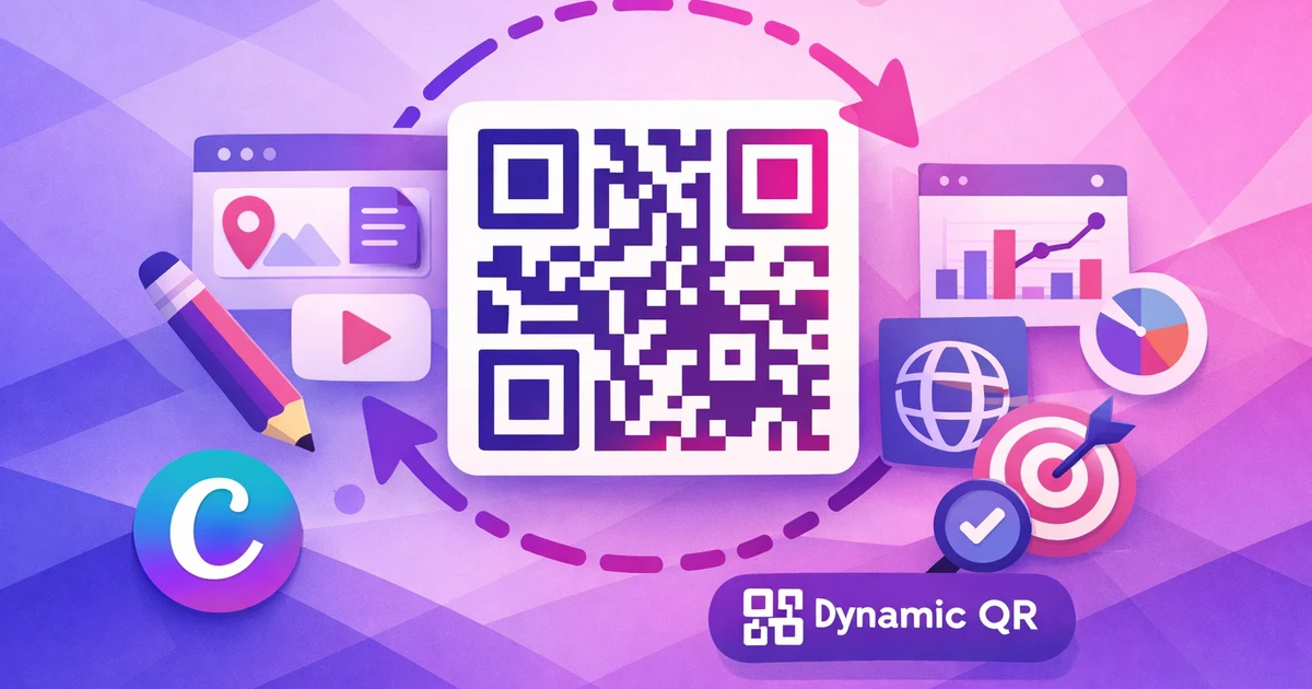 How to create dynamic QR codes in Canva using Qrdy Dynamic QR — QRdy AI ...